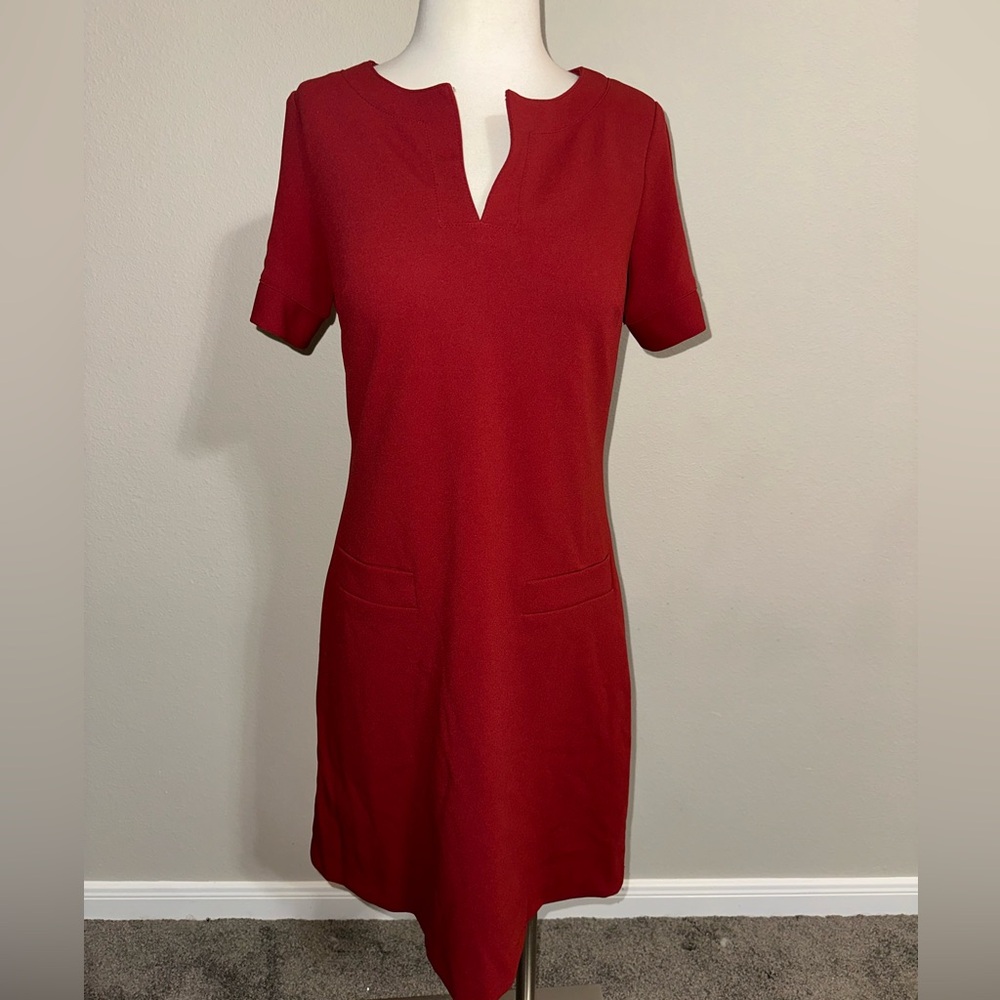 Burnt Orange Work Dress